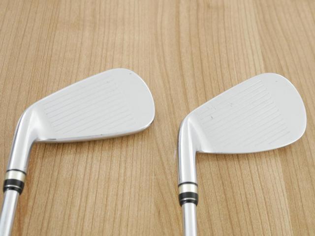 Iron set : PRGR : ชุดเหล็ก PRGR Egg PF Forged (รุ่นปี 2019 ตีง่ายและไกลมากๆ โกงสุดๆ) มีเหล็ก 7-Pw,Aw,As (6 ชิ้น) ก้านเหล็ก NS Pro 80 Flex SR