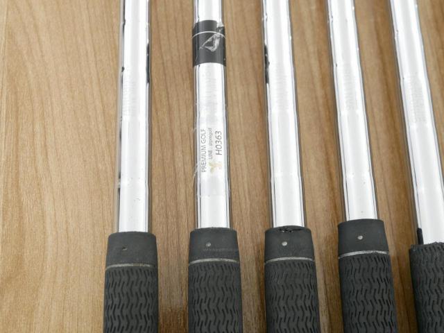Iron set : PRGR : ชุดเหล็ก PRGR Egg PF Forged (รุ่นปี 2019 ตีง่ายและไกลมากๆ โกงสุดๆ) มีเหล็ก 7-Pw,Aw,As (6 ชิ้น) ก้านเหล็ก NS Pro 80 Flex SR