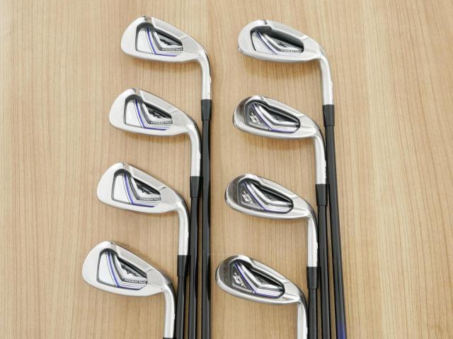 Iron set : Mizuno : ชุดเหล็ก Mizuno JPX EIII SV Titanium (ตัวท้อป ใบใหญ่ที่สุดของ Mizuno ตีง่ายมาก หน้าเด้ง ตีไกล) มีเหล็ก 5-Pw,Aw,Sw (8 ชิ้น) ก้านกราไฟต์ Flex SR