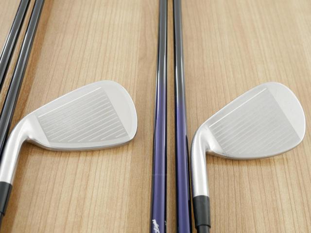 Iron set : Mizuno : ชุดเหล็ก Mizuno JPX EIII SV Titanium (ตัวท้อป ใบใหญ่ที่สุดของ Mizuno ตีง่ายมาก หน้าเด้ง ตีไกล) มีเหล็ก 5-Pw,Aw,Sw (8 ชิ้น) ก้านกราไฟต์ Flex SR