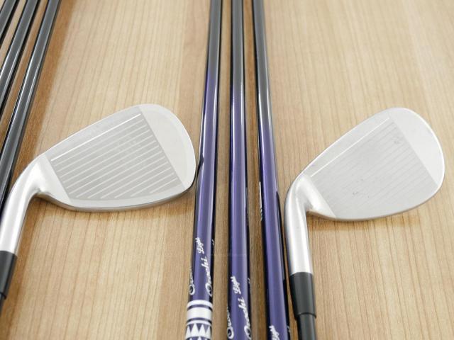 Iron set : Mizuno : ชุดเหล็ก Mizuno JPX EIII SV Titanium (ตัวท้อป ใบใหญ่ที่สุดของ Mizuno ตีง่ายมาก หน้าเด้ง ตีไกล) มีเหล็ก 5-Pw,Aw,Sw (8 ชิ้น) ก้านกราไฟต์ Flex SR
