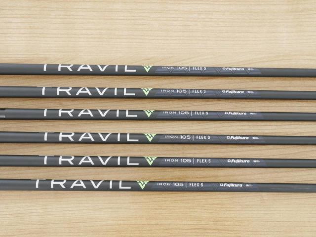 Iron set : Taylormade : ชุดเหล็ก Taylormade Stealth (ออกปี 2022 Japan Spec.) มีเหล็ก 6-Pw,Aw (6 ชิ้น) ก้านกราไฟต์ Fujikura TRAVIL 105 Flex S
