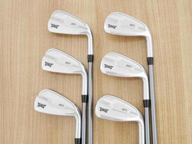 Iron set : PXG : ชุดเหล็ก PXG 0211 DUAL COR (ออกปี 2021 หน้าเด้ง ตีไกลมากๆ) มีเหล็ก 5-Pw (6 ชิ้น) ก้านกราไฟต์ Fujikura MCI Black 80 Flex S