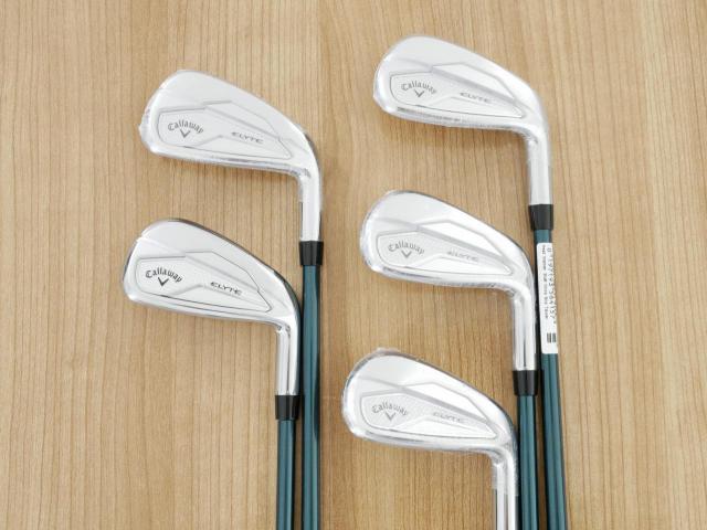 Iron set : Callaway : **ของใหม่ ยังไม่แกะพลาสติก** ชุดเหล็ก Callaway ELYTE (ออกปี 2025 ตีง่ายมาก ไกล Japan Spec.) มีเหล็ก 6-Pw (5 ชิ้น) ก้านกราไฟต์ Fujikura VENTUS 5 Flex R
