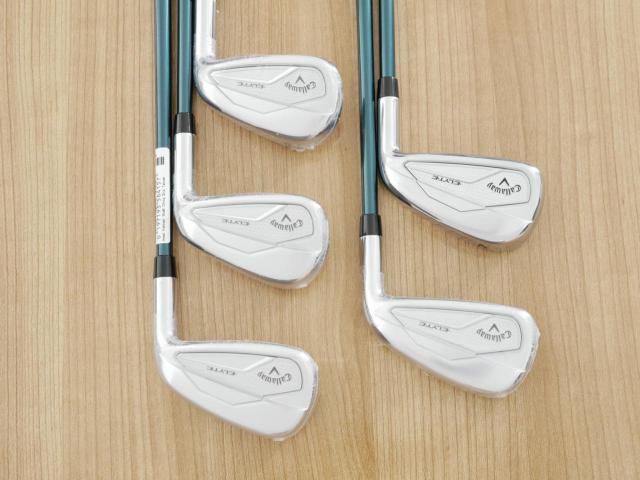 Iron set : Callaway : **ของใหม่ ยังไม่แกะพลาสติก** ชุดเหล็ก Callaway ELYTE (ออกปี 2025 ตีง่ายมาก ไกล Japan Spec.) มีเหล็ก 6-Pw (5 ชิ้น) ก้านกราไฟต์ Fujikura VENTUS 5 Flex R