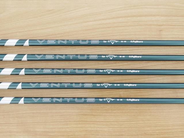 Iron set : Callaway : **ของใหม่ ยังไม่แกะพลาสติก** ชุดเหล็ก Callaway ELYTE (ออกปี 2025 ตีง่ายมาก ไกล Japan Spec.) มีเหล็ก 6-Pw (5 ชิ้น) ก้านกราไฟต์ Fujikura VENTUS 5 Flex R