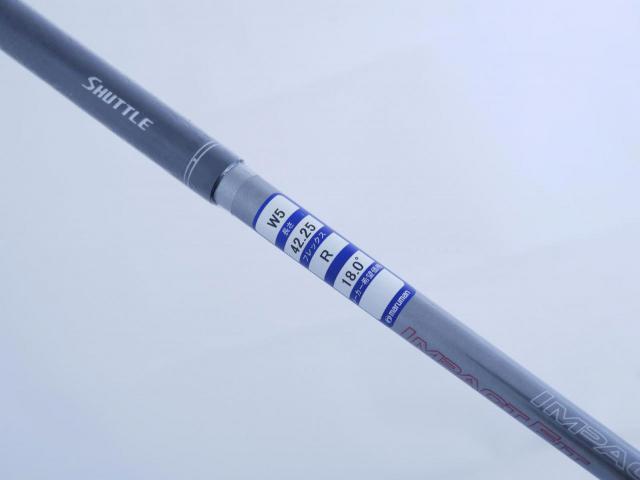 Fairway Wood : Maruman : **ของใหม่ ยังไม่แกะพลาสติก** หัวไม้ 5 Maruman Shuttle NX-1 Maraging (ปี 2018) Loft 18 Flex R