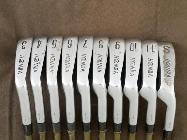 Iron set : Honma : **ก้าน 4 ดาว** ชุดเหล็ก Honma LB-708 มีเหล็ก 3-11,Sw (10 ชิ้น) ก้านกราไฟต์ Flex R (4 ดาว)