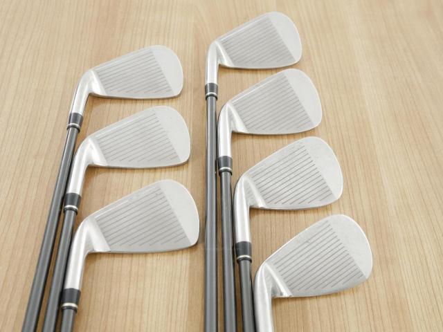 Iron set : Other Brand : ชุดเหล็ก Wilson TAB III (รุ่นท๊อปสุด หน้าเด้ง ตีไกล) มีเหล็ก 5-Pw,Sw (7 ชิ้น) ก้านกราไฟต์ Flex R