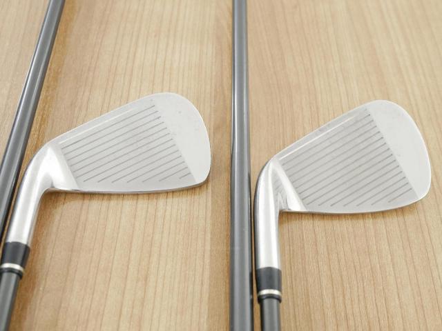 Iron set : Other Brand : ชุดเหล็ก Wilson TAB III (รุ่นท๊อปสุด หน้าเด้ง ตีไกล) มีเหล็ก 5-Pw,Sw (7 ชิ้น) ก้านกราไฟต์ Flex R