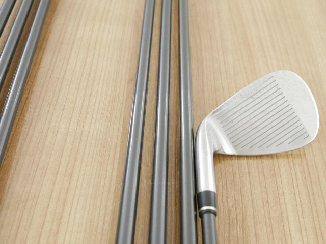 Iron set : Other Brand : ชุดเหล็ก Wilson TAB III (รุ่นท๊อปสุด หน้าเด้ง ตีไกล) มีเหล็ก 5-Pw,Sw (7 ชิ้น) ก้านกราไฟต์ Flex R