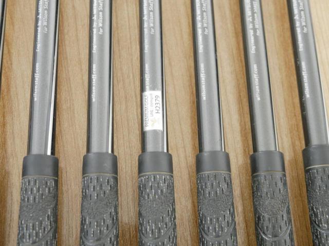 Iron set : Other Brand : ชุดเหล็ก Wilson TAB III (รุ่นท๊อปสุด หน้าเด้ง ตีไกล) มีเหล็ก 5-Pw,Sw (7 ชิ้น) ก้านกราไฟต์ Flex R
