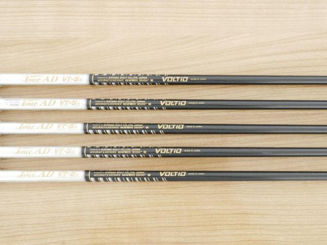 Iron set : Katana : ชุดเหล็กกระเทย Katana Voltio G Series มีเหล็ก 7-Pw,Aw (5 ชิ้น ระยะเทียบเท่า เหล็ก 6-Pw) ก้าน Tour AD VT-5 Flex R