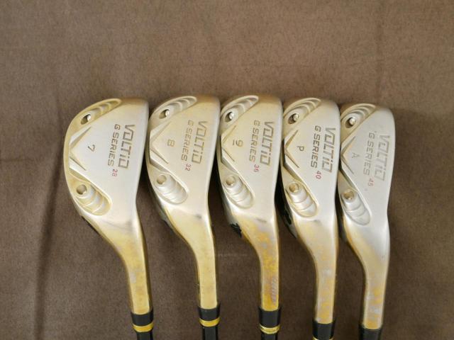 Iron set : Katana : ชุดเหล็กกระเทย Katana Voltio G Series มีเหล็ก 7-Pw,Aw (5 ชิ้น ระยะเทียบเท่า เหล็ก 6-Pw) ก้าน Tour AD VT-5 Flex R