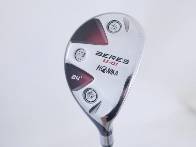 Fairway Wood : Honma : ไม้กระเทย Honma Beres U-01 Loft 24 ก้าน ARMRQ 6 (45) Flex R (2 ดาว)