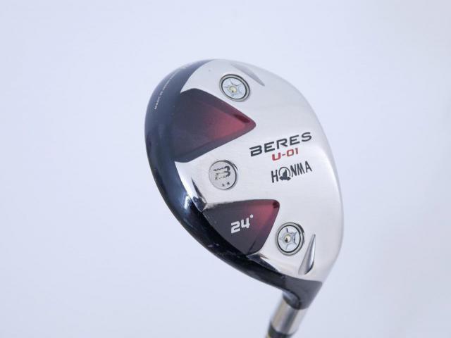 Fairway Wood : Honma : ไม้กระเทย Honma Beres U-01 Loft 24 ก้าน ARMRQ 6 (45) Flex R (2 ดาว)
