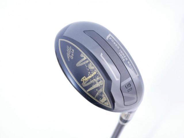 Fairway Wood : Tsuruya : ไม้กระเทย Tsuruya AXEL Gold Premium 6 Hi-COR (ออกปี 2024 ตัวท๊อป เด้งเกินกฏ ของใหม่ 2 หมื่นกว่า) Loft 20 Flex R
