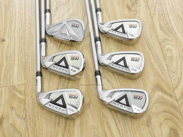 Iron set : PRGR : ชุดเหล็ก PRGR ID Nabla RS Titan Face (ปี 2015 หน้าเด้ง ตีไกล) มีเหล็ก 5-Pw (6 ชิ้น) ก้านกราไฟต์ Mitsubishi Rayon M-37 (Flex R)