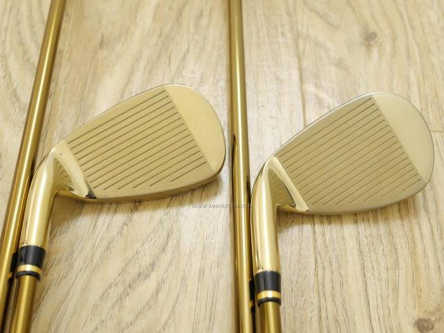 Iron set : Tsuruya : ชุดเหล็ก Tsuruya AXEL Gold Premium II (รุ่นปี 2017 ของใหม่ 6 หมื่นกว่าบาท หน้าเด้งสุดๆ ไกลสุดๆๆ) มีเหล็ก 8-Pw,Aw,Sw (5 ชิ้น) ก้านกราไฟต์ Flex R