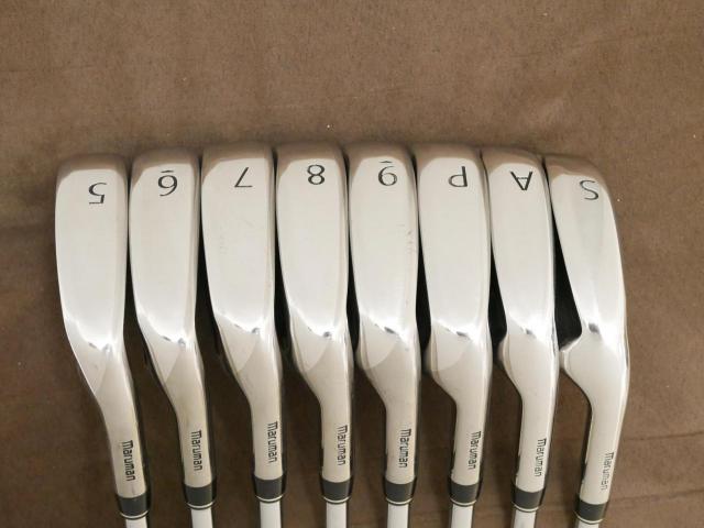 Iron set : Maruman : ชุดเหล็ก Maruman EXIM Nano II มีเหล็ก 5-Pw,Aw,Sw (8 ชิ้น) ก้านเหล็ก NS Pro 950 Flex R