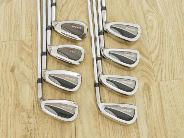 Iron set : Maruman : ชุดเหล็ก Maruman EXIM Nano II มีเหล็ก 5-Pw,Aw,Sw (8 ชิ้น) ก้านเหล็ก NS Pro 950 Flex R