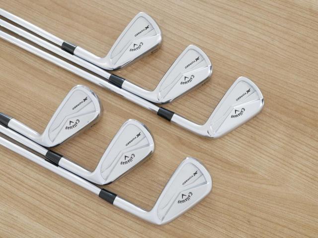 Iron set : Callaway : ชุดเหล็ก Callaway X Forged (รุ่นล่าสุด ปี 2024 นุ่ม แน่น หล่อมาก) มีเหล็ก 5-Pw (6 ชิ้น) ก้านเหล็ก NS Pro Modus 115 Flex S
