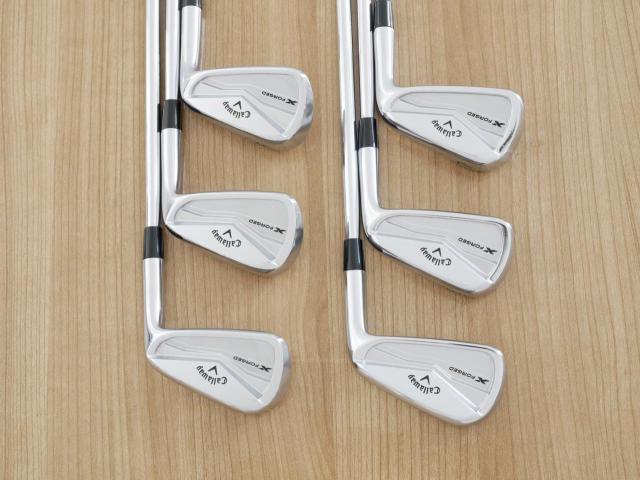 Iron set : Callaway : ชุดเหล็ก Callaway X Forged (รุ่นล่าสุด ปี 2024 นุ่ม แน่น หล่อมาก) มีเหล็ก 5-Pw (6 ชิ้น) ก้านเหล็ก NS Pro Modus 115 Flex S