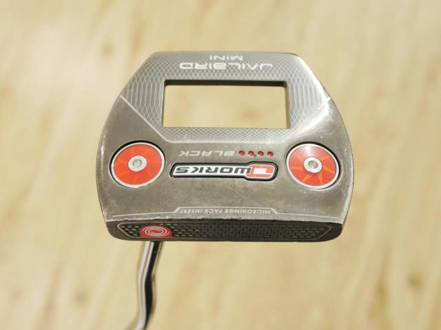 Putter : All : พัตเตอร์ Odyssey O-Works Black Jailbird Mini ยาว 33 นิ้ว