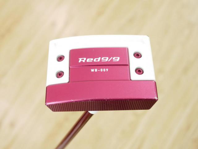 Putter : All : พัตเตอร์ Kasco Red 9/9 white back WB-009 ยาว 34 นิ้ว