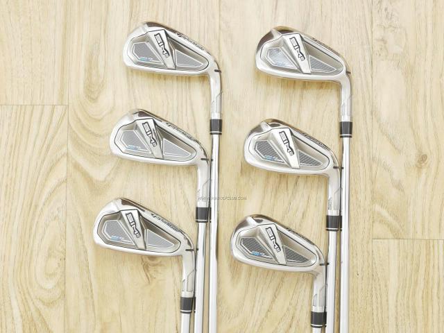 Iron set : Taylormade : ชุดเหล็ก Taylormade SIM 2 MAX OS (ออกปี 2021 Japan Spec. ตีไกลสุดๆ หน้าเด้ง เหล็ก 7 Loft 25.5) มีเหล็ก 5-Pw (6 ชิ้น) ก้านเหล็ก KBS Max MT 85