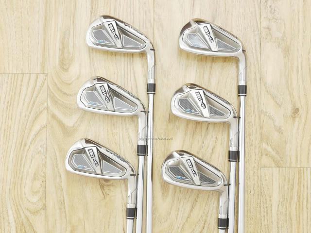 Iron set : Taylormade : ชุดเหล็ก Taylormade SIM 2 MAX OS (ออกปี 2021 Japan Spec. ตีไกลสุดๆ หน้าเด้ง เหล็ก 7 Loft 25.5) มีเหล็ก 5-Pw (6 ชิ้น) ก้านเหล็ก KBS Max MT 85