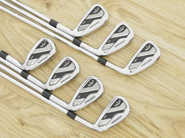 Iron set : Callaway : ชุดเหล็ก Callaway Mavrik Pro (ออกปี 2020) มีเหล็ก 4-Pw (7 ชิ้น) ก้านเหล็ก NS Pro 950 Flex S