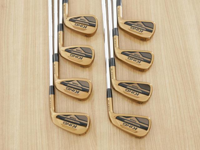 Iron set : Other Brand : ชุดเหล็ก Cobra KING MIM Tour Copper (หายาก) มีเหล็ก 3-Pw (8 ชิ้น) ก้านเหล็ก Dynamic Gold Tour Issue X100