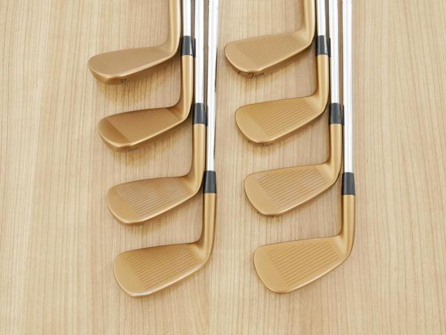 Iron set : Other Brand : ชุดเหล็ก Cobra KING MIM Tour Copper (หายาก) มีเหล็ก 3-Pw (8 ชิ้น) ก้านเหล็ก Dynamic Gold Tour Issue X100
