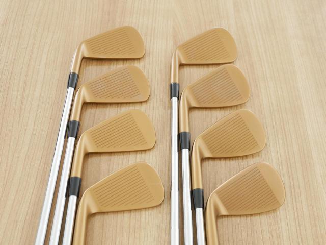 Iron set : Other Brand : ชุดเหล็ก Cobra KING MIM Tour Copper (หายาก) มีเหล็ก 3-Pw (8 ชิ้น) ก้านเหล็ก Dynamic Gold Tour Issue X100