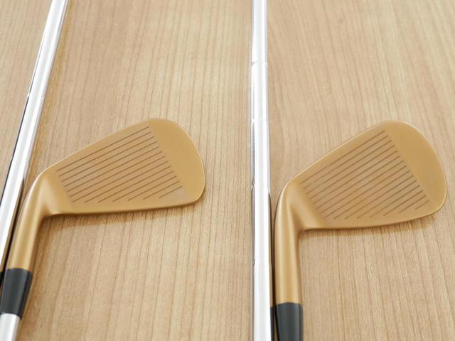 Iron set : Other Brand : ชุดเหล็ก Cobra KING MIM Tour Copper (หายาก) มีเหล็ก 3-Pw (8 ชิ้น) ก้านเหล็ก Dynamic Gold Tour Issue X100