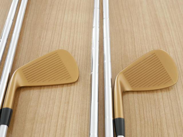 Iron set : Other Brand : ชุดเหล็ก Cobra KING MIM Tour Copper (หายาก) มีเหล็ก 3-Pw (8 ชิ้น) ก้านเหล็ก Dynamic Gold Tour Issue X100