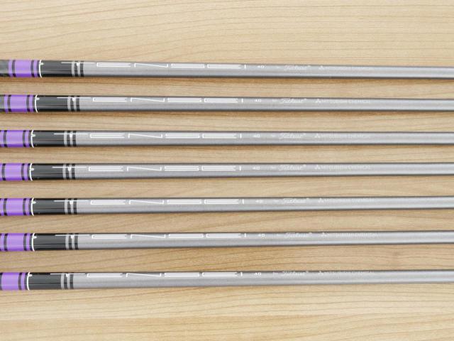 Iron set : Titleist : ชุดเหล็ก Titleist T400 (ตีง่ายที่สุด ไกลที่สุด ออกปี 2020) มีเหล็ก 7-Pw,43,49,55 (7 ชิ้น) ก้านกราไฟต์ Mitsubishi TENSEI 40 Flex R2