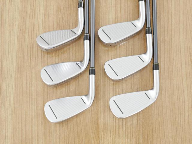 Iron set : Taylormade : ชุดเหล็ก Taylormade Gloire G (รุ่นท๊อปสุด ตีไกลมากๆ เหล็ก 7 Loft 26.5 หน้าเด้ง) มีเหล็ก 5-Pw (6 ชิ้น) ก้านกราไฟต์ Flex S