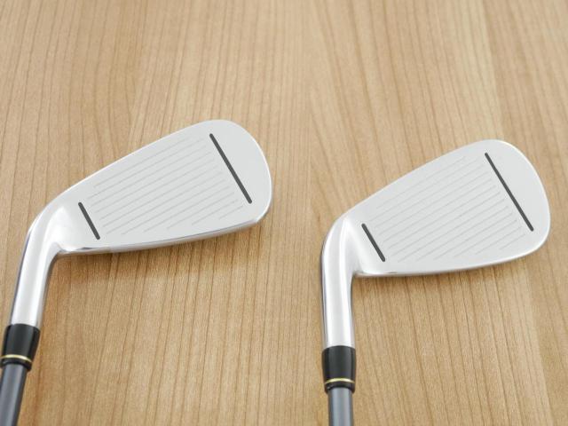 Iron set : Taylormade : ชุดเหล็ก Taylormade Gloire G (รุ่นท๊อปสุด ตีไกลมากๆ เหล็ก 7 Loft 26.5 หน้าเด้ง) มีเหล็ก 5-Pw (6 ชิ้น) ก้านกราไฟต์ Flex S