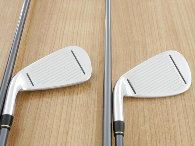 Iron set : Taylormade : ชุดเหล็ก Taylormade Gloire G (รุ่นท๊อปสุด ตีไกลมากๆ เหล็ก 7 Loft 26.5 หน้าเด้ง) มีเหล็ก 5-Pw (6 ชิ้น) ก้านกราไฟต์ Flex S