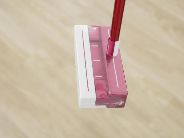 Putter : All : **ของใหม่ ยังไม่แกะพลาสติก** พัตเตอร์ Kasco Red 9/9 white back WB-008 ยาว 34 นิ้ว