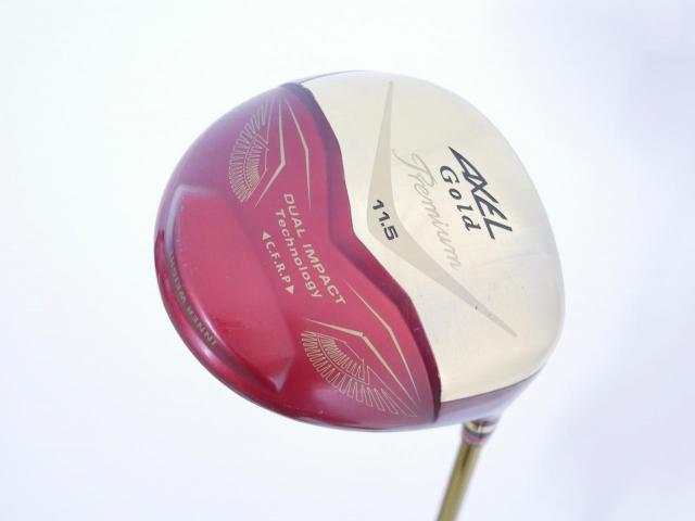 Driver : Tsuruya : ไดรเวอร์ Tsuruya AXEL Gold Premium IV (รุ่นปี 2021 ตัวท๊อป หน้าเด้งสุดๆ COR 0.87 ของใหม่ 4 หมื่น) Loft 11.5 Flex R