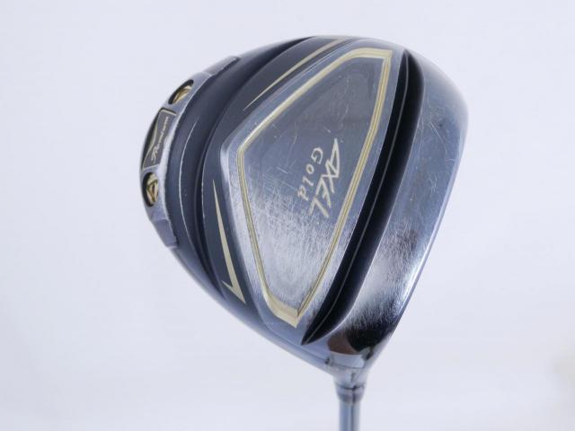 Driver : Tsuruya : Tsuruya AXEL Gold Premium III (รุ่นปี 2019 ตัวท๊อป หน้าเด้งสุดๆ COR 0.86 ของใหม่ 4 หมื่น) Loft 10.5 Flex R