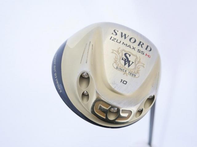 Driver : Katana : Katana Sword IZU Max 55 Hi (หน้าเด้งเกินกฏ) Loft 10 ก้าน Tour AD VD-5 Flex SR