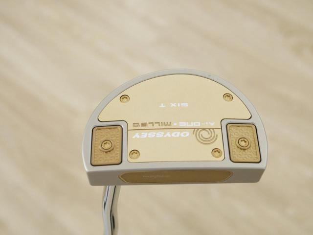 Putter : All : พัตเตอร์ Odyssey Ai-ONE Milled Silver SIX T (รุ่นท็อป ล่าสุด ออกปี 2024) ก้าน Stroke LAB 90 ยาว 34 นิ้ว