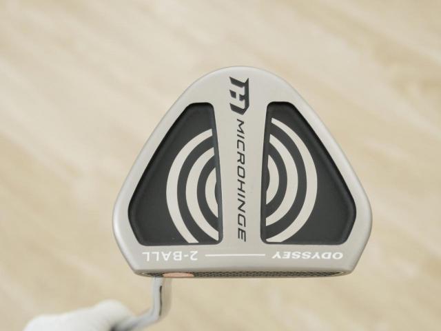 Putter : All : พัตเตอร์ Odyssey Microhinge 2-Ball V-Line (รุ่นล่าสุด ปี 2025) ยาว 34 นิ้ว