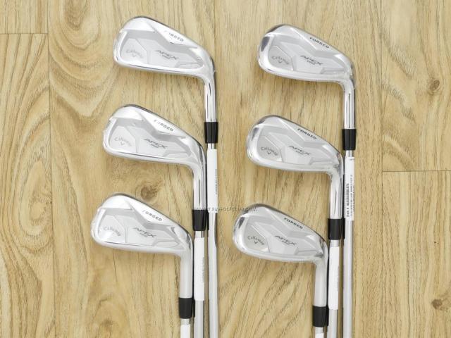 Iron set : Callaway : **ของใหม่ ยังไม่แกะพลาสติก** ชุดเหล็ก Callaway APEX Pro Forged (รุ่นล่าสุด ออกปี 2019) มีเหล็ก 5-Pw (6 ชิ้น) ก้านเหล็ก NS Pro 950 Flex S