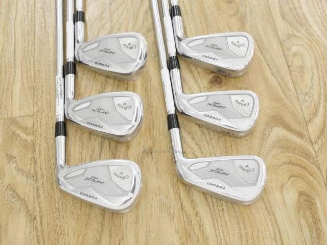 Iron set : Callaway : **ของใหม่ ยังไม่แกะพลาสติก** ชุดเหล็ก Callaway APEX Pro Forged (รุ่นล่าสุด ออกปี 2019) มีเหล็ก 5-Pw (6 ชิ้น) ก้านเหล็ก NS Pro 950 Flex S