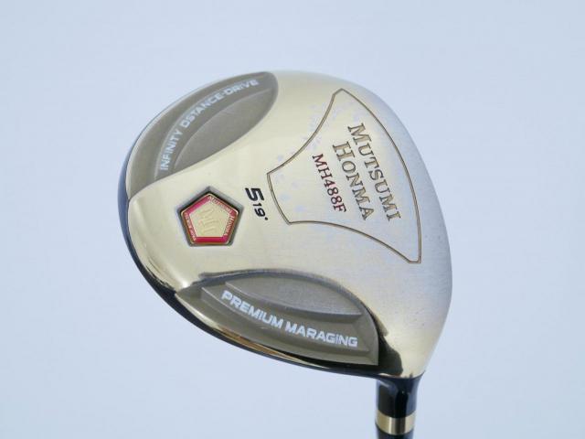 Fairway Wood : Other Brand : หัวไม้ 5 Mutsumi Honma MH488F (หน้า Maraging) Loft 19 Flex R